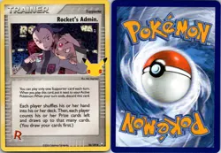 Rocket's Admin. 86/109 Celebrations: Classic Collection Pokemon NM - Image 3
