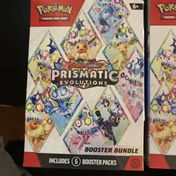 LOT OF 4 Pokemon TCG Scarlet Violet PRISMATIC EVOLUTIONS Booster Bundle - Sealed - Image 2