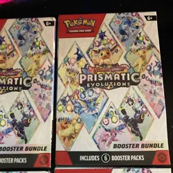 LOT OF 4 Pokemon TCG Scarlet Violet PRISMATIC EVOLUTIONS Booster Bundle - Sealed - Image 5
