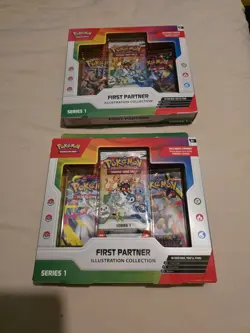 LOT OF 2 POKEMON TCG FIRST PARTNER ILLUSTRATION COLLECTION FACTORY SEALED NEW - Image 1