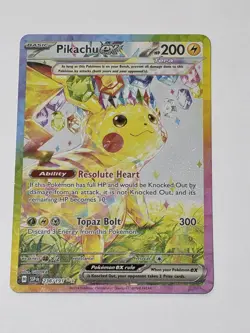 Pokemon Pikachu ex 238/191 Special Illustration Rare SIR Surging Sparks - Image 1