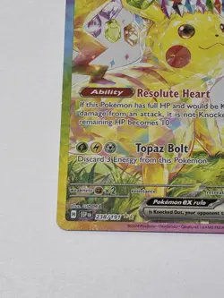 Pokemon Pikachu ex 238/191 Special Illustration Rare SIR Surging Sparks - Image 3