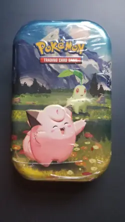 POKEMON TCG - ASCENDED HEROES MINI TIN 💎SEALED💎 Clefairy & Chikorita - Image 1