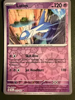 Pokemon TCG Latios 77/191 SV8 Surging Sparks Reverse Holo NM - Image 1