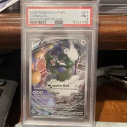 PSA 9 Tornadus SVP 210 POKEMON CENTER STAMPED White Flare PC ETB Promo - Image 1