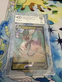 Pokemon TCG V URR Graded Lot Shadow Rider Calyrex V Noivern V Greedent V - Image 3