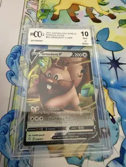 Pokemon TCG V URR Graded Lot Shadow Rider Calyrex V Noivern V Greedent V - Image 5