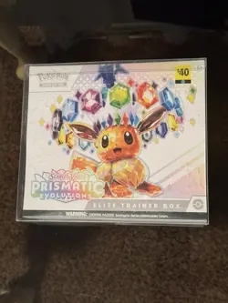 Pokemon TCG Prismatic Evolutions Elite Trainer Box ETB Brand New Factory Sealed! - Image 1
