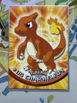 Charmeleon #05 1999 Topps Pokemon TV Animation Edition LP - Image 1