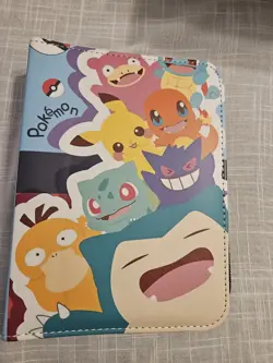 Pokemon Binder With 50 Sleeves , Zip Closure & Wrist Strap NEW - Image 1