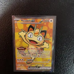Pokemon TCG Meowth EX 107/088 Ultra Rare Perfect Order Pre-Release - Image 1