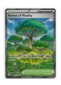 Forest of Vitality 109/088 Ultra Rare Pokemon TCG ME:03 Perfect Order NM - Image 1