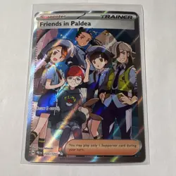 Pokemon Friends in Paldea Sv: Prismatic Evolutions 137/131 Ultra Rare Holo - Image 1