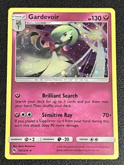 Pokemon TCG Lost Thunder Promos "Gardevoir" 141/214 Cosmos HOLO RARE NM - Image 1