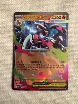 Mega Charizard X ex Ascended Black Star Promo Holo Foil #29 Pokemon TCG NM - Image 1