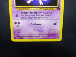 Vintage Pokemon TCG Mewtwo #3 Pokemon The First Movie WOTC Promo Factory Stamped - Image 2