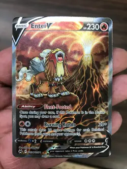 Entei v Crown Zenith Galarian Gallery Holo Ultra Rare Pokemon TCG GG36/GG70 - Image 1