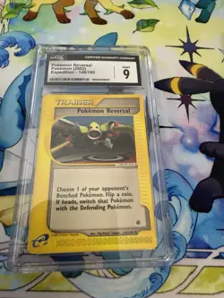 Pokemon TCG Pokemon Reversal Trainer Expedition Base Set 146/165 CGC 9 English - Image 1