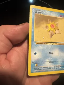 Pokemon TCG Staryu Base Set 65/102 Regular 1999-2000 Wizards Base Set Copyright - Image 2