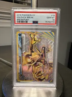 💎LOW POP - 38 💎 2016 Pokemon XY Breakpoint #18 Golduck Break PSA 10 - Image 1