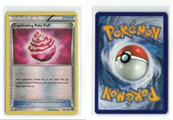 CAPTIVATING POKE PUFF 99/114 REVERSE HOLO STEAM SIEGE POKEMON TCG LP - Image 3