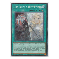 The Fallen & The Virtuous (Secret Rare) 1st Edition CH01-EN019 Yugioh CHRONICLES - Image 1
