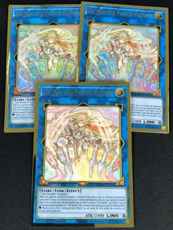YUGIOH THE WEATHER PAINTER RAINBOW MGED-EN033 1ST GOLD X3(NM) - Image 1
