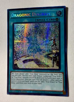 YuGiOh! - Dragonic Diagram - MP25-EN139 - Prismatic Secret Rare - NM/M - Image 1