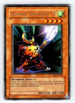 Yugioh Sasuke Samurai #4 RDS-EN016 Rare - NM 💎 - Image 1