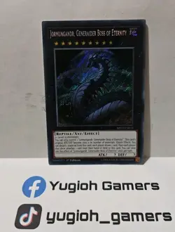 YUGIOH JORMUNGANDR GENERAIDER BOSS OF ETERNITY SECRET MYF1 1ST EDITION LP - Image 1