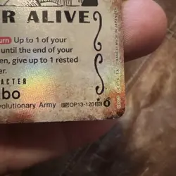 Sabo OP13-120 SP Wanted Poster Alternate Art One Piece Card English Carrying On - Image 5