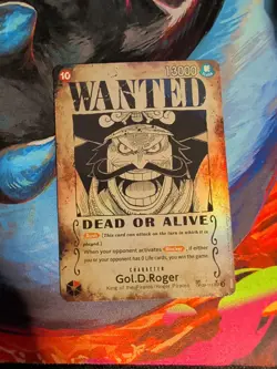 Gol D Roger OP09-118 SP Wanted Poster Manga OP13 One Piece Card English Carrying - Image 2