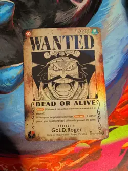Gol D Roger OP09-118 SP Wanted Poster Manga OP13 One Piece Card English Carrying - Image 3