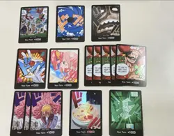 Bandai One Piece Card Game Deck Lot English Basil Hawkins Marco Violet - Image 2