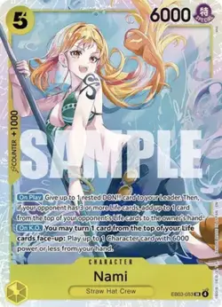 Nami (053) EB03-053 Extra Booster: One Piece Heroines Edition Foil - Image 1