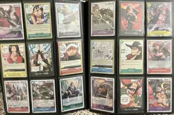 One Piece CCG Binder Collection Lot (English) + Binder -279 Total Cards NM/Mint - Image 2
