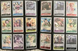 One Piece CCG Binder Collection Lot (English) + Binder -279 Total Cards NM/Mint - Image 4