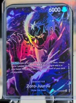 Zoro-Juurou SP ST18-004 Legacy of the Master Special Super Rare Alternate Art - Image 1