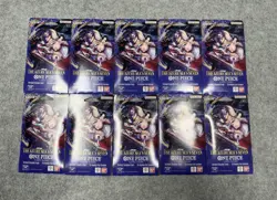 One Piece TCG The Azure Sea’s Seven OP-14 Sleeved Booster Pack Lot Of 10 Sealed - Image 1