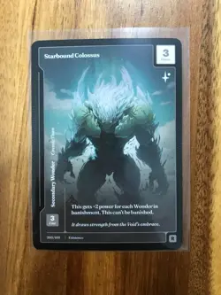 Wonders Of The First: Starbound Colossus 205/401 RARE Secondary Wonder! QTY - Image 1