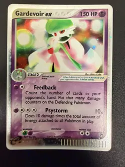 Pokemon Gardevoir EX Sandstorm Holo Card 96/100 LP SWIRL - Image 1