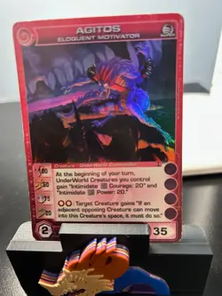 CHAOTIC SUPER RARE AGITOS ELOQUENT MOTIVATOR CARD -HP - Image 1