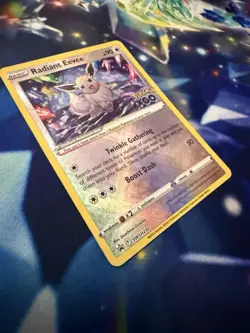 Radiant Eevee SWSH230 SWSH: Sword & Shield Promo Cards Holo NEAR MINT - Image 2