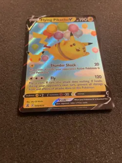 Flying Pikachu V 006/025 Celebrations NM Ultra Rare Pokemon Card - Image 2