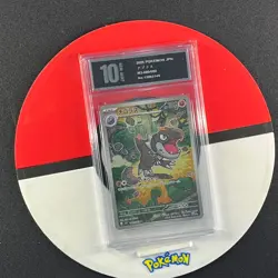Pokemon Japanese Card Tyrunt M3 089/080 AR Munikis Nihil Zero MEGA Grade10 - Image 1