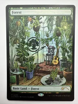 Forest ✨ FOIL ✨ MTG NM KEXP: Where the Music Matters Secret Lair 2080 - Image 1