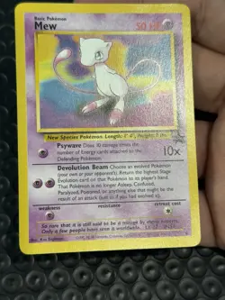 Mew # 8 - Black Star Promo - Pokemon Card Vintage WOTC NM - Image 2