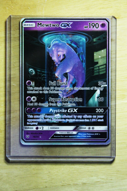 Pokemon Mewtwo GX Shining Legends 78/73 Shiny Holo Rare Full Art Secret Card - Image 1