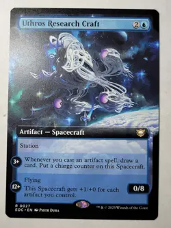 Uthros Research Craft -Extended Art- Edge of Eternities Commander EOC 27 mtg NM - Image 1