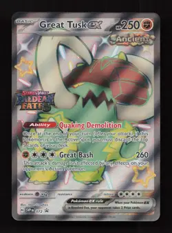Great Tusk ex 072 Holofoil Promo Miscellaneous Cards & Products Pokemon NM - Image 1